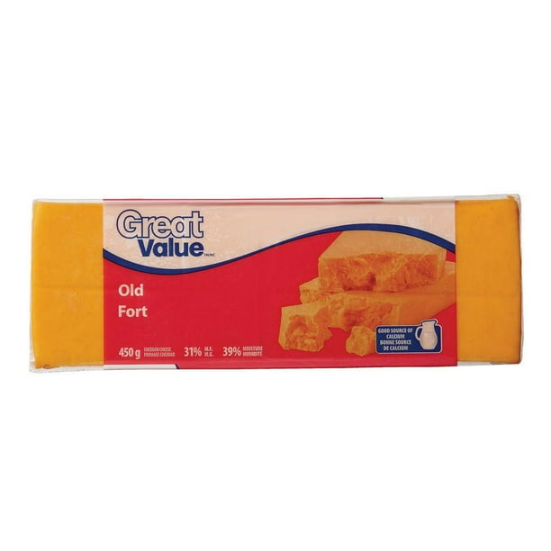 Great Value Old Cheddar Cheese Walmart.ca