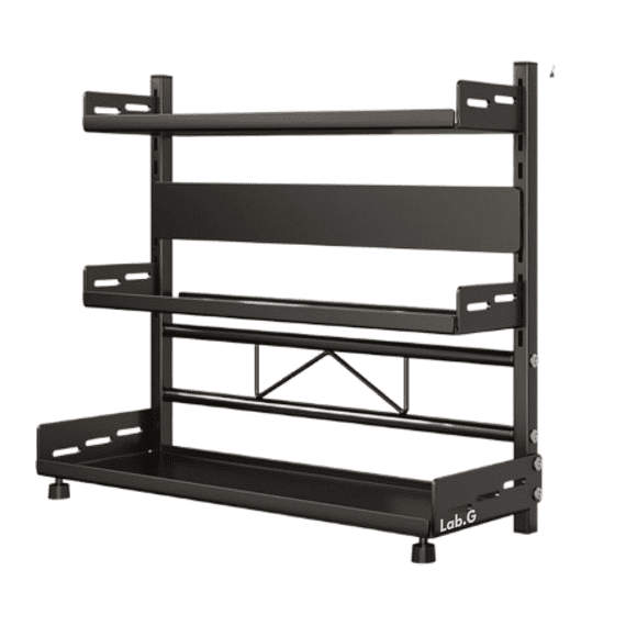 Estante De Cocina  Lab.G Para Almacenar Especias Para La Nevera Negro