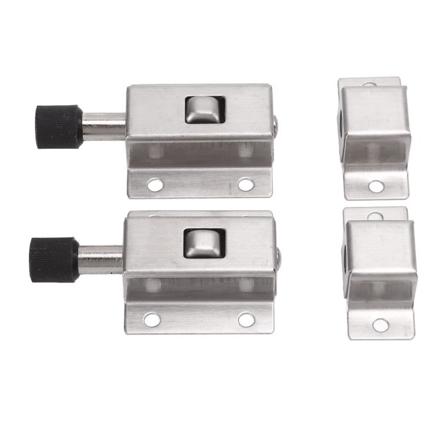 FAGINEY 2 Set Stainless Steel Door Latch Anti Theft Automatic Spring Door Lock For Security,Safety Door ,Spring Door Lock