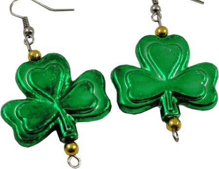 Shamrock Earrings St Patricks Irish 6648