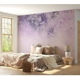 thumbnail image 5 of Floral Wallpaper Wall Mural - Light Purple Floral Composition, 5 of 5