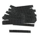 thumbnail image 1 of 100 tiras de silicona para perchas con adhesivos, color negro, 10 x 90 mm Negro 10x90mm, 1 of 9