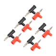 thumbnail image 1 of Conector banana sin soldadura, J.10028 Conector banana de 4 mm Conector banana Adaptador de conector banana Rendimiento confiable, 1 of 9