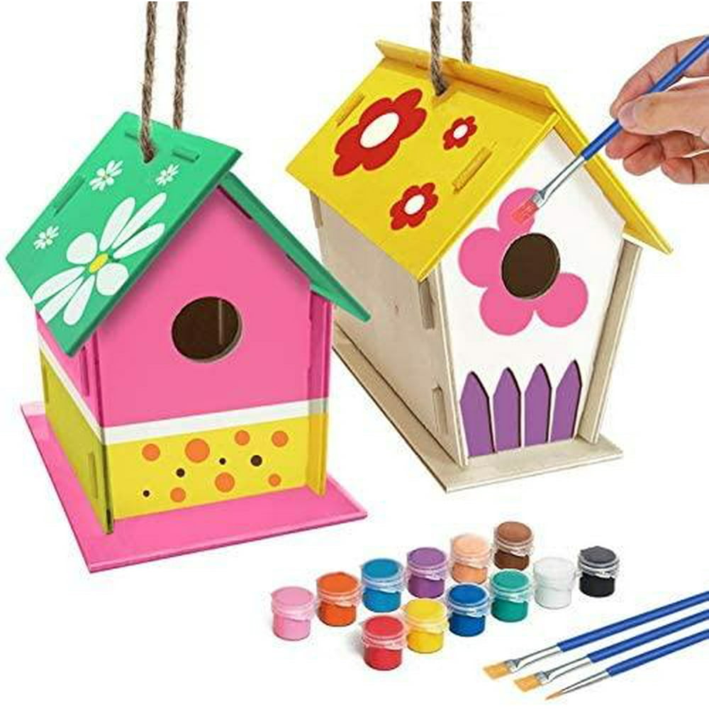 ORIENTAL CHERRY Crafts for Kids Ages 48 2Pack DIY Bird House Kit
