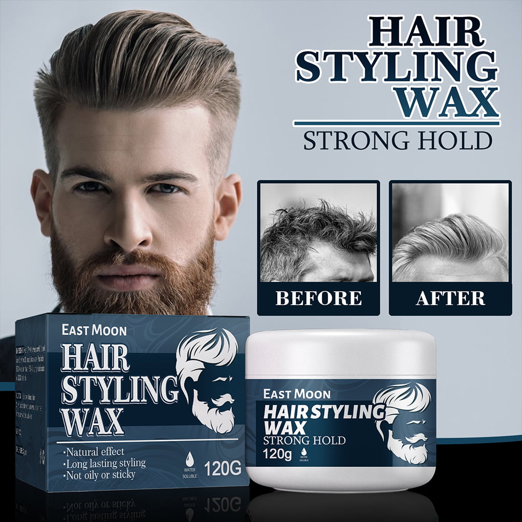 East Moon Styling Hair Wax Straight Curly Hairs Professional Pomade Oil Long  Lasting Pomade Care Salon Texturing Paste Accessories Men Women | Walmart  Canada