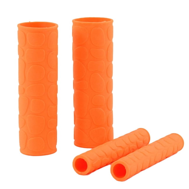 Motorcycle handlebar cover grip four-piece set soft rubber handlebar cover