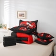 thumbnail image 6 of Castle Fairy Japanese Hokusai Bedding Comforter Set,Japanese Style Full Bedding Set, 6 of 8