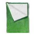 thumbnail image 2 of Ombre Soft Flannel Fleece Throw Blanket, Seaweed and Moss Tropic Nature Seas Inspired for Green Lovers Artwork Digital Print, Cozy Plush for Indoor and Outdoor Use, 70" x 90", Green, by Ambesonne, 2 of 5
