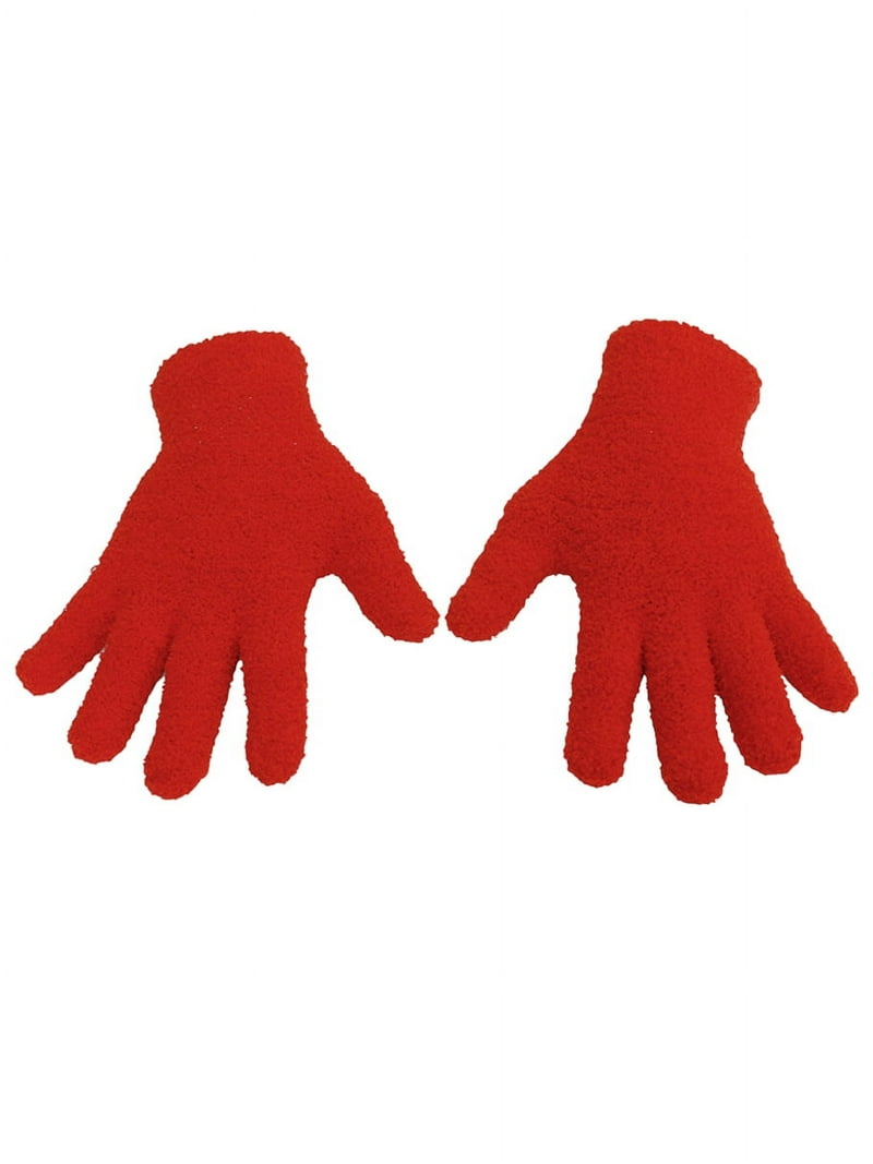 Thermal Fluffy Soft Touch Winter Gloves For Women – Breathable, Stretch, Feather Accents