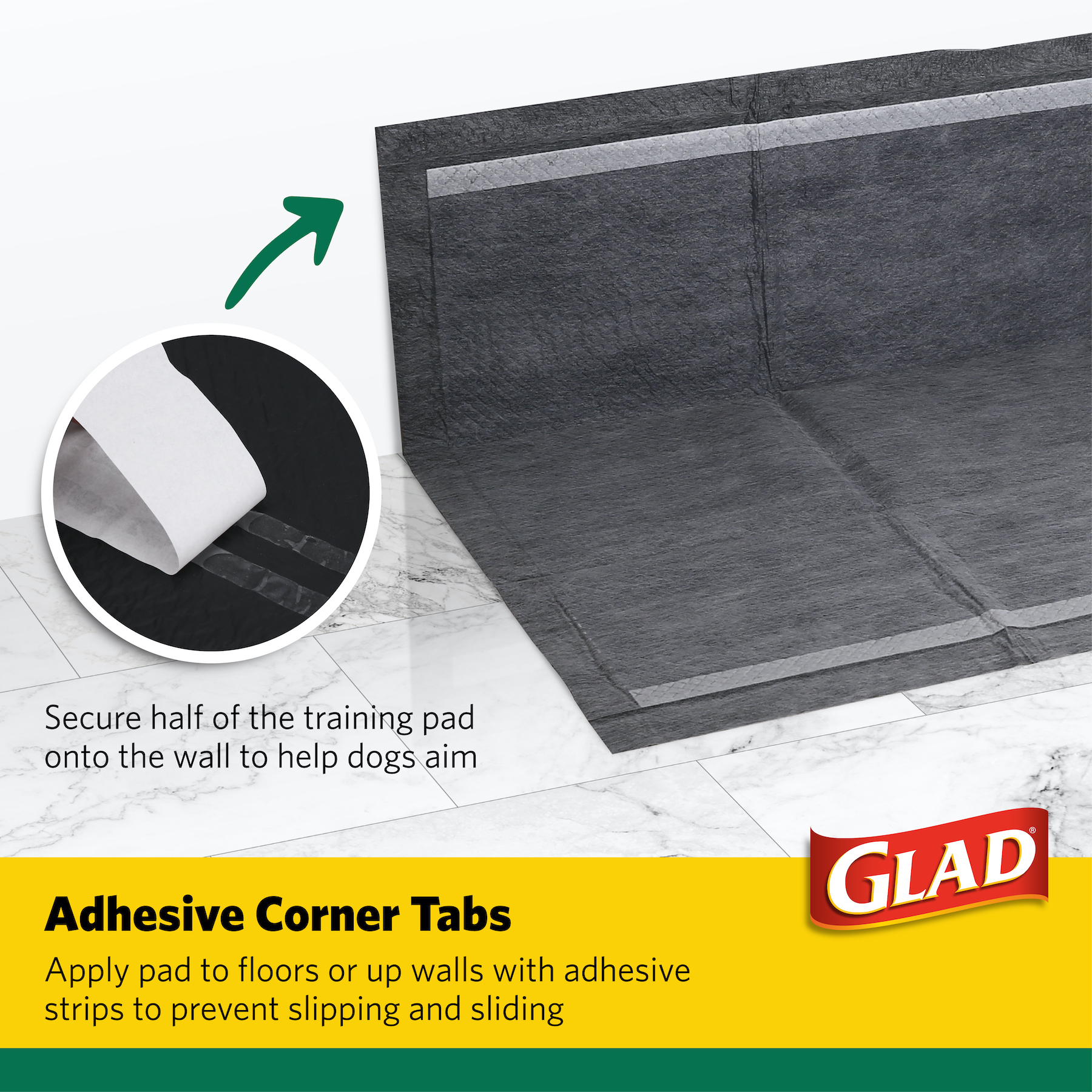 Glad Giant Activated Charcoal Training Pads, 30x36, 24 Count photo 2