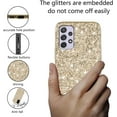 thumbnail image 3 of Compatible with Samsung Galaxy A13 4G Case, Glitter Sparkly Samsung A13 4G Phone Case with Slim Silicone Shockproof Protective Bumper Cover for Cute Girls Women (Gold), 3 of 14