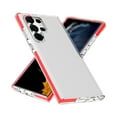 thumbnail image 3 of For Samsung Galaxy S23 Ultra Slim Fit Transparent Plastic TPU Protective Silicone Hard Back PC Hybrid Shockproof Cover ,Xpm Phone Case [ Clear / Red ], 3 of 6
