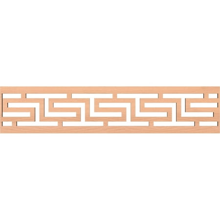 

Ekena Millwork 46 3/4 W x 10 H x 3/8 T Tulum Fretwork Moulding Alder