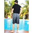 thumbnail image 3 of Short Playa y Alberca Hombre Estampado Traje Baño con Forro, 3 of 5