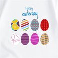 thumbnail image 4 of Bjutir Toddler Kids Soft Tops Summer New Childrens Clothing Girls Short Sleeve T Shirt Easter Bunny Easter Egg Printed Round Neck Children T Shirt 5-6 Years, 4 of 6