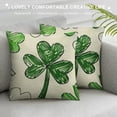 thumbnail image 3 of St Patricks Day Pillow Covers Happy St Patricks Day Decor for Throw Pillows Covers St Patricks Day Pillow Covers Decor Couch Living Room, 3 of 5