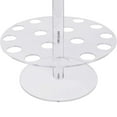 thumbnail image 5 of Double Layer 24 Holes Ice Cream Display Stand Acrylic Cones Sushi Roll Holder, 5 of 5