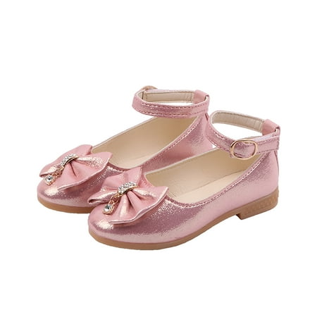 

Jpgif Children Infant Kids Baby Girls Bowknot Crystal Dance Shallow Single Shoes Princess Shoes