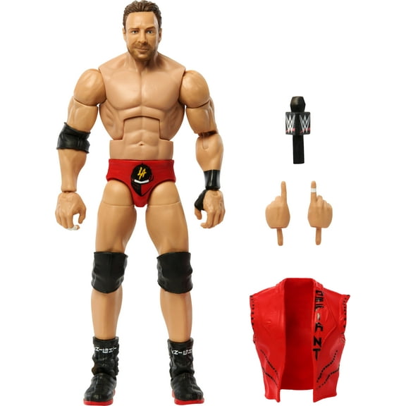 WWE Elite LA Knight Action Figure, 6-inch Collectible Superstar with Articulation & Accessories