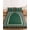 Hunter Green, Sage, Olive, Moss, variant on Twin Sze Fitted Sheet Set - Boho Archway 2 Piece Bedding Sets 16" Deep Pocket Fitted Sheet with 1 Pillowcase, Ethnic Green Geometric Classic Architectural Brushed Microfiber Hotel Luxury Bed Sheets