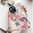 thumbnail image 5 of Sparkling Pink Butterfly Crystal Rhinestone Phone Case for Women’s Elegant Style Compatible with iPhone 11/12/13/14/15/16 (Pro Max/Plus), 5 of 9