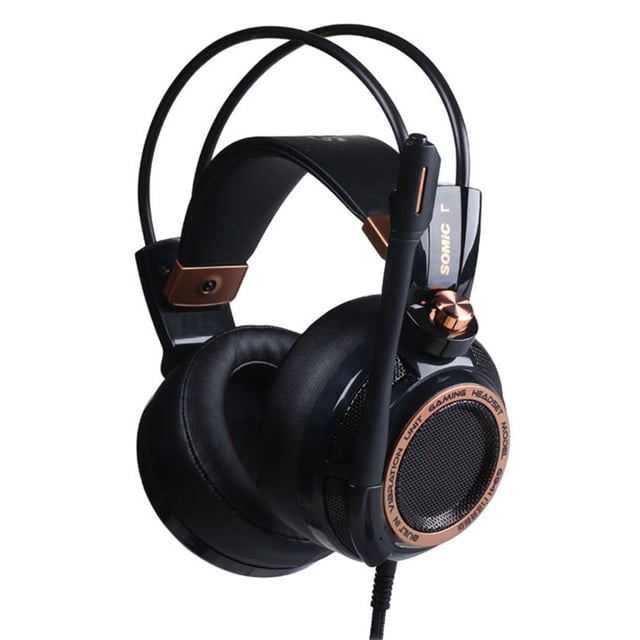 Moyic Auriculares Somic, interfaz USB portátil de 7,1 canales, sonido envolvente, auriculares con cable, auriculares para ver vídeos y Juegos de teclado y mouse para computadora