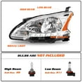 thumbnail image 2 of Bryght For 2013-2015 Nissan Sentra Halogen w/LED DRL Headlights Assembly Pair, 2 of 6