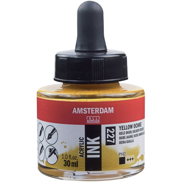 Encre Acrylique Amsterdam 30ml-Jaune Ocre