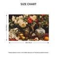 thumbnail image 2 of Placemats Set of 4 / 6, Elegant Still Life Roses Placemats for Dining Table Indoor/Outdoors Heat Resistant Washable Placemats 18" x 12", 2 of 8