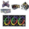 thumbnail image 3 of Begzeat Christmas Gifts,8 Panels 3 Rings Magic Folding Puzzle Cube Twisty Black, 3 of 9