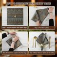 thumbnail image 5 of 12pcs Napkin Rings,Leaf Napkin Rings,Fall Napkin Rings,Boho Napkin Rings for Christmas,Wedding,Table Decor, 5 of 5