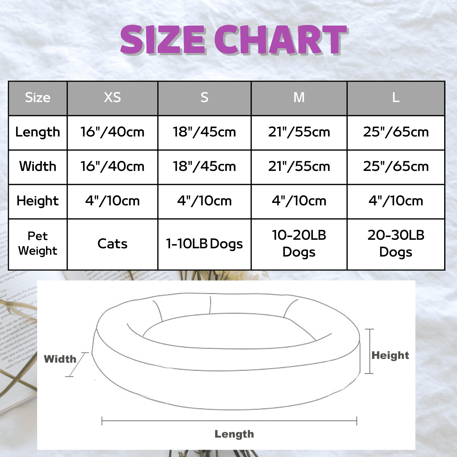 Calming Dog & Cat Bed, Anti-Anxiety Warming Cozy Soft Round Bed, Fluffy Faux Fur Plush Cushion bed for Cats Small Medium Dogs Brown XL