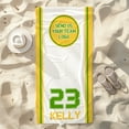 thumbnail image 6 of Personalized Custom Beach Towel - Microfiber Pool Swim Travel Large Soft Customized Text Team Logo/Name /Number (30"x60"), 6 of 9