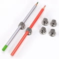 thumbnail image 3 of 24 PCS Stainless Steel Pen Pencil Holder Clips with Adjustable Spring Loop Self Adhesive Pen Clip Holder, 3 of 6
