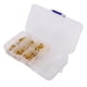 thumbnail image 3 of TICFOX 135 Uds. Terminales De Lengüeta De Inserción De Resorte Prensado En Frío Juego De Terminales De Pala Macho Hembra Kit De Terminales De Crimpado En Frío 2,8 4,8 6,3mm Oro, 3 of 14