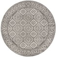 thumbnail image 3 of Safavieh Tulum Ophelia Oriental Area Rug, Dark Gray/Ivory, 6'7" x 6'7" Round, 3 of 11