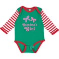 thumbnail image 3 of Inktastic Grandma's Girl Grandchild Butterfly Girls Long Sleeve Baby Bodysuit, 3 of 5