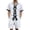 White, variant on Migroa Men's Linen Shirts Shorts Outfits Beach 2 Pieces Sets Button Down Suit Casual Summer Tracksuit Vacation Clothes Matching Outfits Black L