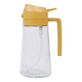 thumbnail image 2 of Sioweci 470ML Oil Dispenser Spray Pour 2 in 1 Olive Bottle Sprayer for Air Fryer Salad Frying Multi-Liquid Oil BPA-Free Glass Wide Mouth Oil Sprayer Kitchen Tools Yellow, 2 of 13