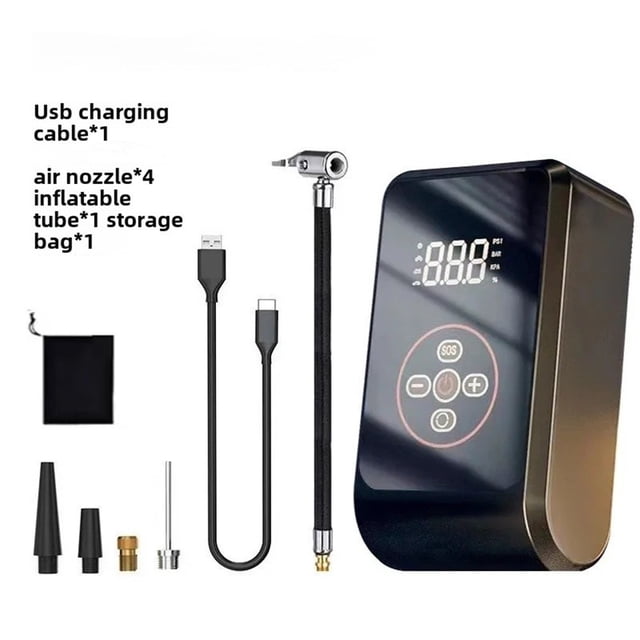 120W Tire Air Pump Car Air Compressor Inflator Digital Wireless Tire Inflator