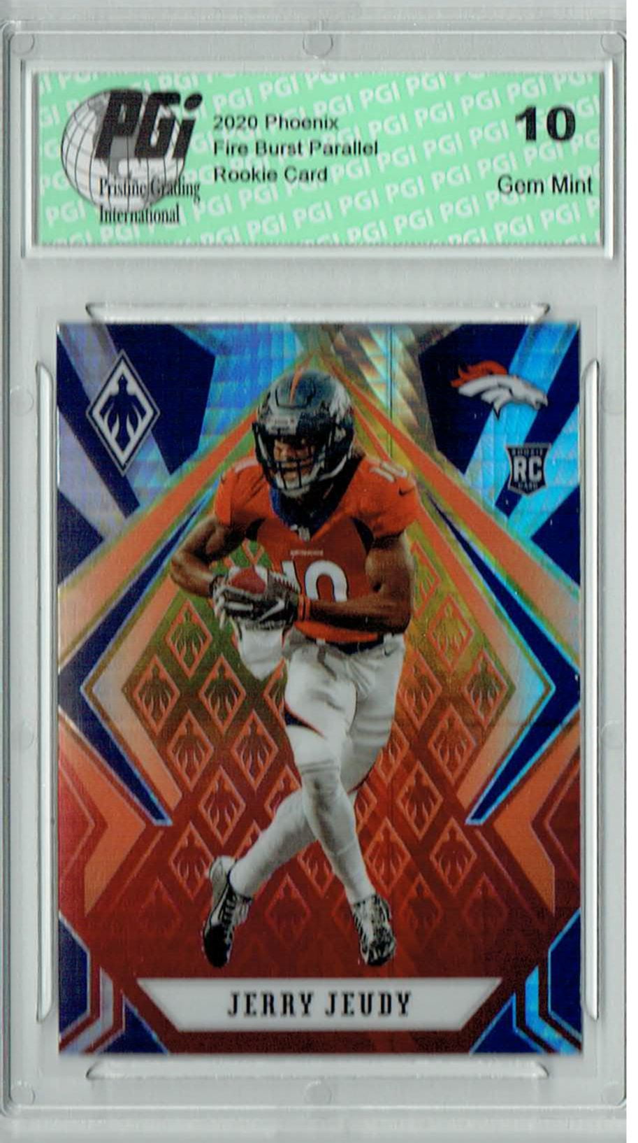 Sports Collectibles 2020 Panini Phoenix Fire Burst Football 105 Jerry 