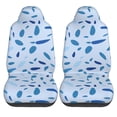 thumbnail image 2 of ZICANCN Car Seat Covers Front Seats Only, Cobblestone Blue Random Dots Automotive Seat Covers Protectors for Cars Trucks Suv 2 Pack, 2 of 8
