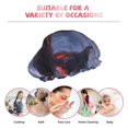 thumbnail image 6 of Kdxio Winter Fire Dragon Print Shower Cap for Women,Elastic and Reusable,Double Waterproof Layers Bathing Hat, 6 of 6