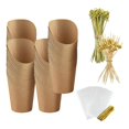 thumbnail image 3 of Cajas desechables para refrigerios, vasos para helado, vasos para conos de comida multiusos, soporte para patatas fritas, cajas de papel Kraft para, 3 of 9