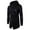 Black, variant on Curuila Mens Hoodies Solid Color Long Sleeve Zipper Pullover With Pocket Fashion Warm Autumn Winter Sweatshirt Black Size L