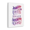 thumbnail image 2 of Scripture Walls Isaiah 41:10 Faith Bigger Than Your Fear Pink Bible Verse Canvas Christian Wall Art Ready to Hang Unframed, 2 of 18