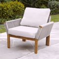 thumbnail image 2 of SEI Furniture Brendina 28" Wicker Outdoor Armchair in Natural, 2 of 3