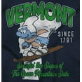 thumbnail image 2 of Vermont VT Ski Snowboard Smurfs Zip Up Hoodie Men's Women's Brisco Brands S, 2 of 6