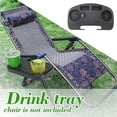 thumbnail image 1 of Chaise Chaise Longue Chaise de Lunch Chaise Verte de Champ Fauteuil Inclinable Plateau Plateau à Boisson Plateau Portable Accessoires de Chaise, 1 of 8