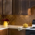 thumbnail image 4 of FASÃ„DE Rings Decorative Vinyl 18in x 24in Backsplash Panel in Antique Bronze (5 Pack), 4 of 15